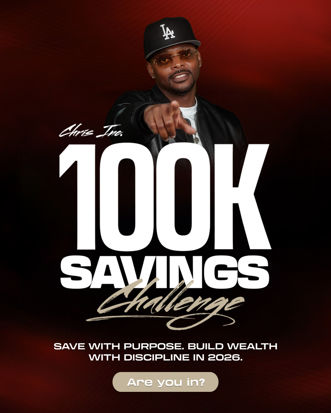 100k Savings Challenge Red